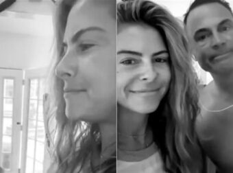 Η Μαρία Μενούνος μας δείχνει σε βίντεο την αντίδραση του συζύγου της Στην είδηση της απόκτησης παιδιού