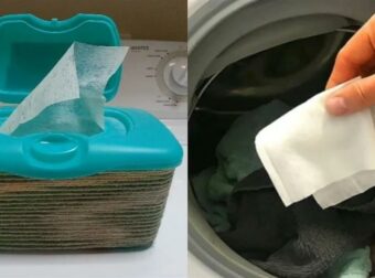 Τι θα συμβεί στα ρούχα σας αν βάλετε ένα μωρομάντηλο μέσα στο πλυντήριο