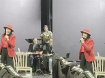 Ζωζώ Σαπουντζάκη: Το βίντεο που διέρρευσε από τη σκηνή λίγα λεπτά πριν καταρρεύσει – Πότε παίρνει εξιτήριο