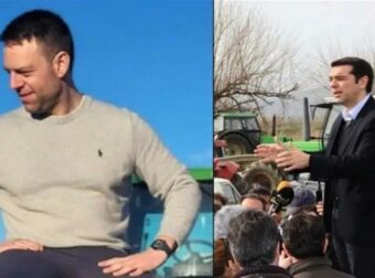 ΣΥΡΙΖΑ: Κάν’ το όπως ο Τσίπρας – Ο Στέφανος Κασσελάκης ανέβηκε σε τρακτέρ σε μπλόκο αγροτών (video)