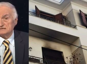Μανώλης Μαυρομμάτης: Αυτό είναι το σπίτι του στο Κολωνάκι που ξέσπασε πυρκαγιά – Διασωληνωμένος μαζί με τη σύζυγό του (video)