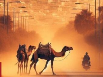 Η χιουμοριστική ανάρτηση της Ελληνικής Αστυνομίας για την αφρικανική σκόνη με καμήλες στην Ακρόπολη