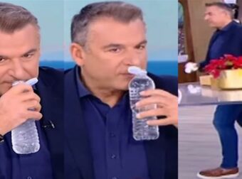 Σάστισε on air ο Λιάγκας: Αυτό έβαλαν στο μπουκάλι του αντί για νερό – «Θέλετε να με ξαποστείλετε», είπε και αποχώρησε τρέχοντας