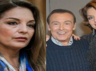 «Αριστοκράτισσα από τις λίγες»: Η Άντζελα Γκερέκου ποζάρει στο αρχοντικό μπαλκόνι της και μας δείχνει το γκράντε χριστουγεννιάτικο δέντρο της
