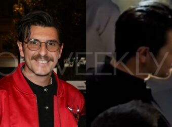 Ο Γεροντιδάκης στα μπουζούκια με κοκκινομάλλα χωρίς την Παπαδημητρίου – Αποκλειστική φωτογραφία