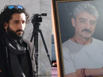 Κηδεία Δημήτρη Ήμελλου: Καταρρακωμένος ο γιος του, Φοίβος, στο τελευταίο αντίο (Φωτογραφία)