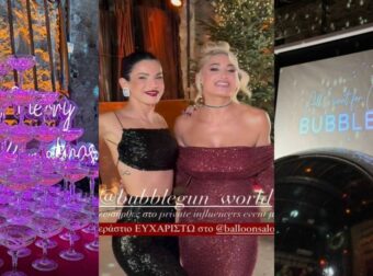 Ιωάννα Τούνη – Στέλλα Πάσσαρη: Το χλιδάτο και φανταχτερό πάρτι της Bubblegun που θύμισε Χόλυγουντ