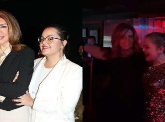 Μιμή Ντενίση – Μαριτίνα: Η μία στα μαύρα με γάντια και άλλη με παγέτα – Ο έξαλλος χορός τους σε βραδινή έξοδο