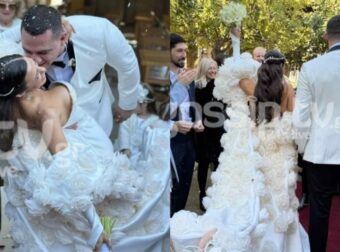 Παντρεύτηκε πριν λίγο πασίγνωστη ηθοποιός & το μάθαμε από φωτογραφίες – Το σοκ – νυφικό, ήταν γεμάτο ραμμένα λευκά τριαντάφυλλα