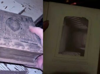 Βρήκε ένα βιβλίο κάτω από το σπίτι της – Δεν πίστευε στα μάτια της