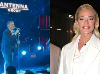 Μιχάλης Χατζηγιάννης – Ζέτα Μακρυπούλια: Οι τρυφερές ματιές στην κοπή πίτας του ΑΝΤ1 (Βίντεο)