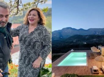Όλο πέτρα, πισίνα με θέα τη θάλασσα, υπερλούξ δωμάτια: Αυτό είναι το ξενοδοχείο των Χατζηπαναγιώτη – Σταυροπούλου στην όμορφη Μάνη