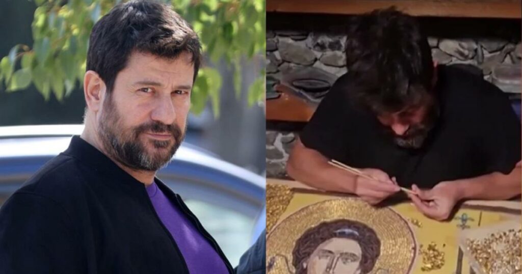 Άφησε την Πολιτική, πήγε στην Λάρισα και κάνει Αγιογραφίες: Αγνώριστος ο Αλέξης Γεωργούλης με παρανίσια κιλά, ντυμένος στα μαύρα και με μακριά μούσια