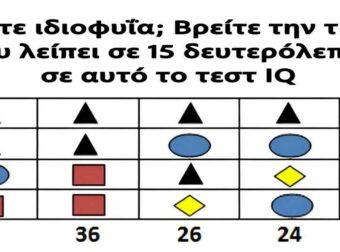 Είστε ιδιοφυΐα; Βρείτε την τιμή που λείπει σε 15 δευτερόλεπτα σε αυτό το τεστ IQ!