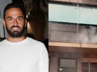 Ήρωας ο Άρης Σοϊλέδης – Έδωσε μάχη με τις φλόγες στην Ακαδημία Πλάτωνος (Αποκλειστικό βίντεο)