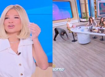 Απίστευτο σκηνικό στον αέρα της εκπομπής Buongiorno: «Όλα καλά; Τον είδαμε σε στάση βατράχου»