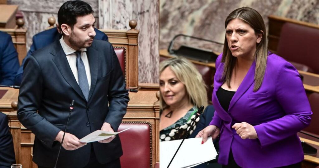 «Μαλλιοτράβηγμα» Κωνσταντοπούλου – Κυρανάκη στη Βουλή: «Είστε για Όσκαρ» – «Λέτε ψέματα»