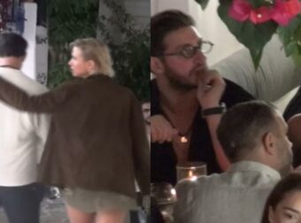 Κατερίνα Λιόλιου: Οι τρυφερές στιγμές με τον Χάρη Παπατζανή σε εστιατόριο στη Μύκονο (Βίντεο)