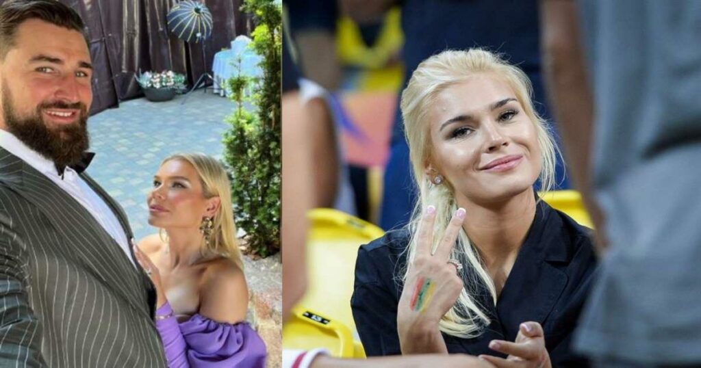 Δεν έρχεται μόνος ο Βαλαντσιούνας – Στο ΟΑΚΑ και η εντυπωσιακή σύζυγος! (ΦΩΤΟ)