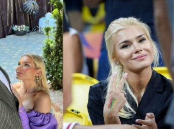 Δεν έρχεται μόνος ο Βαλαντσιούνας – Στο ΟΑΚΑ και η εντυπωσιακή σύζυγος! (ΦΩΤΟ)