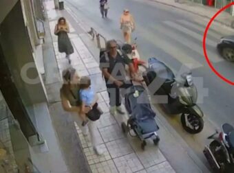 Ηράκλειο: Βίντεο σοκ με παράσυρση διανομέα που σταμάτησε σε διάβαση πεζών – Οδηγός τον εμβόλισε και τον εγκατέλειψε