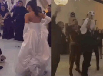 Γάμος Κατσούλη & Ρουμελιώτη: Η νύφη έβαλε «γκολ» στον γαμπρό – Βίντεο από το γαμήλιο γλέντι