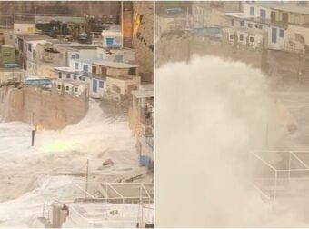 Εικόνες βιβλικής καταστροφής από τη Μάλτα: Η θάλασσα «καταπίνει» την πόλη σε μια πρωτοφανή κακοκαιρία