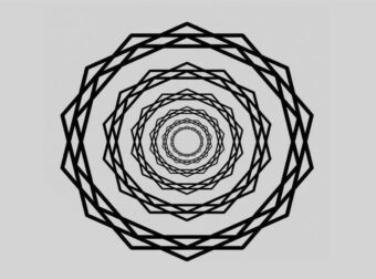 Οπτική ψευδαίσθηση: Εσείς βλέπετε φωτεινές ακτίνες που εκπέπονται από το κέντρο της εικόνας;