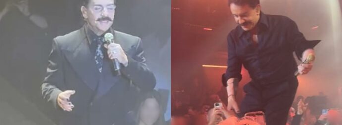 Γιώργος Μαζωνάκης – Επέστρεψε με… μουστάκι στη σκηνή μετά την περιπέτεια υγείας