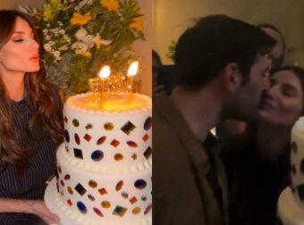 Γενέθλια για την Ηλιάνα Παπαγεωργίου: Το λαμπερό πάρτι και το φιλί του Γιάννη Καραβασάνη