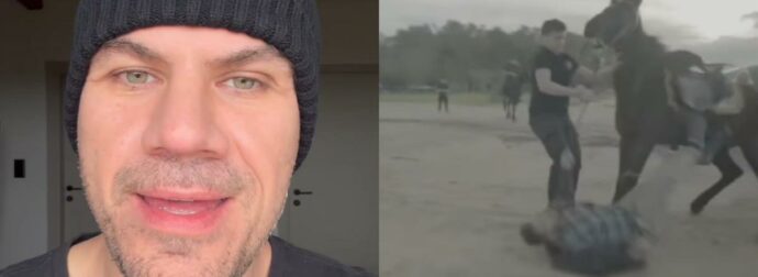 Άκης Πετρετζίκης: Η πτώση από το άλογο που τον έστειλε στο κρεβάτι – «Ο πόνος στα πλευρά είναι αφόρητος»