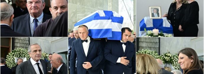 Κηδεία Αναστάση Παπαληγούρα: Πλήθος πολιτικών για το τελευταίο αντίο – Συγκίνησε η κόρη του, Λένα