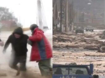 Εικόνες καταστροφής στον Αγιόκαμπο λόγω της κακοκαιρίας