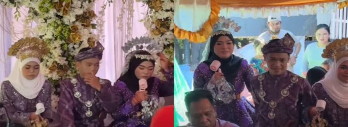 Στην Μαλαισία ένας άνδρας παντρεύτηκε δύο γυναίκες ταυτόχρονα! Παγκόσμιο ρεκόρ;