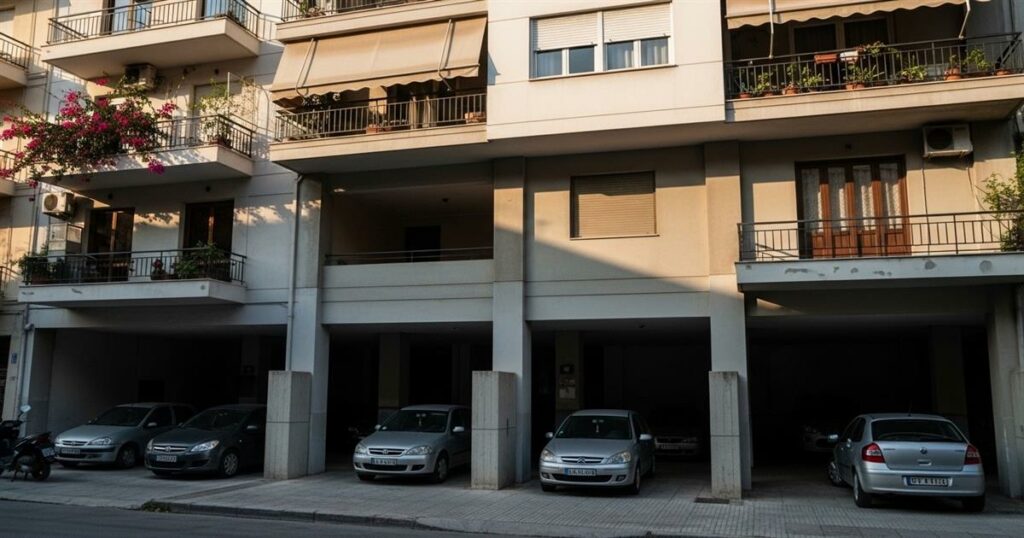 Πυλωτή πολυκατοικίας: Τι ορίζει ο νέος ο νόμος για την ιδιοκτησία των θέσεων στάθμευσης