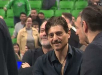 Η εντυπωσιακή ξανθιά γύρισε στο ΟΑΚΑ και την postαρε και ο Γιαννακόπουλος