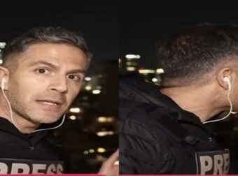 Σοκ στον αέρα, κόπηκε η ανάσα της παρουσιάστριας: Η στιγμή που πύραυλος στο Ισραήλ περάνει πάνω από το κεφάλι του δημοσιογράφου του ΣΚΑΪ και σκάει πίσω του https://ww