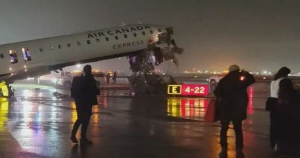 Εφιάλτης στην πίστα του LaGuardia: Τραγωδία μετά τη σφοδρή σύγκρουση αεροσκάφους της Air Canada με πυροσβεστικό όχημα