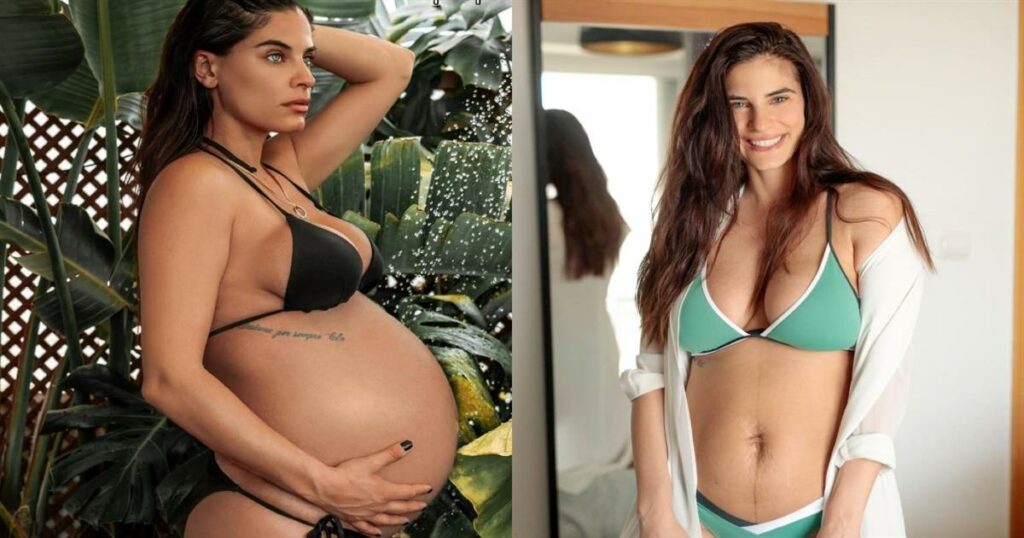 Χριστίνα Μπόμπα: Δείχνει για πρώτη φορά όλα τα σημάδια της εγκυμοσύνης