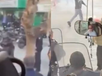 Εικόνες ντροπής στη Λεωφόρο Αλεξάνδρας: Επίθεση στο πούλμαν της γυναικείας ομάδας μπάσκετ του Ολυμπιακού