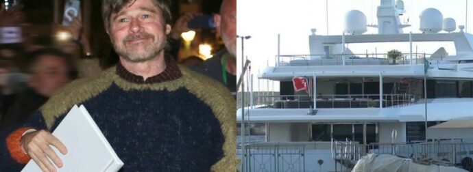 Μπραντ Πιτ: Σε πολυτελή θαλαμηγό στο Λαύριο με την κούκλα σύντροφό του (Βίντεο)