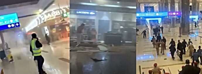 Βίντεο από το αεροδρόμιο του Ντουμπάι – Το απόλυτο χάος