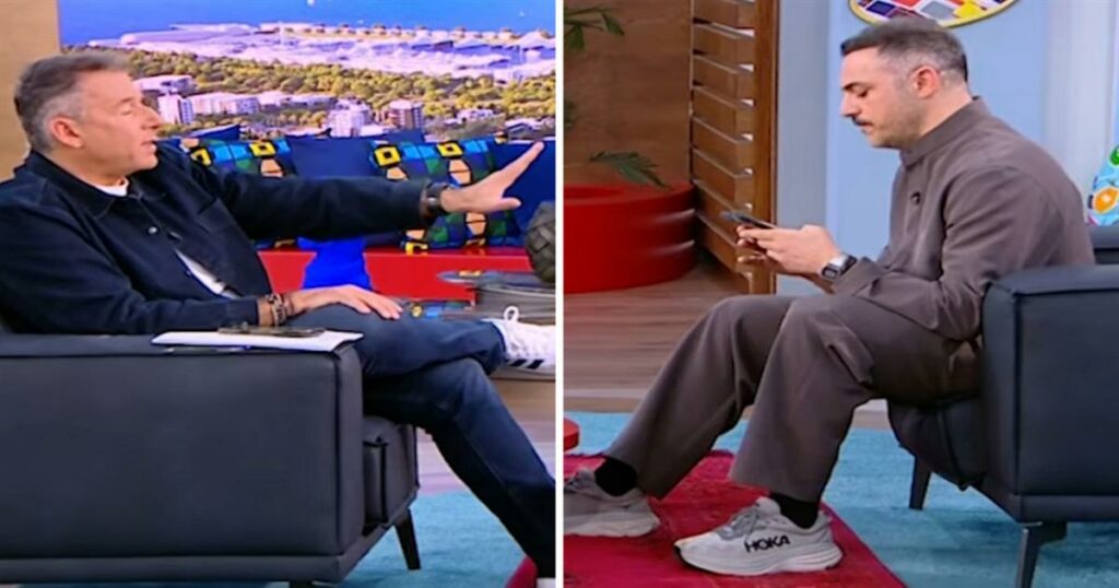 Ο Κώστας Δόξας έπαιξε βίντεο της κόρης του «που ήταν 7 ώρες τιμωρία» – «Τα έχασε» ο Λιάγκας, ζητούσε να κλείσει ο ήχος (video)