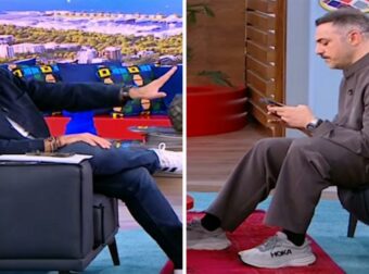 Ο Κώστας Δόξας έπαιξε βίντεο της κόρης του «που ήταν 7 ώρες τιμωρία» – «Τα έχασε» ο Λιάγκας, ζητούσε να κλείσει ο ήχος (video)