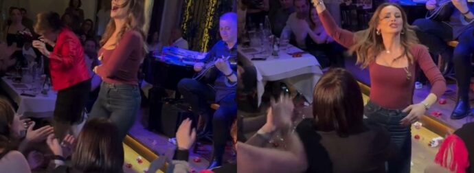 Μαγγίρα: Χόρεψε με την ψυχή της ζεϊμπέκικο στο κέντρο που εμφανίζεται η Πίτσα Παπαδοπούλου – Βίντεο