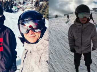 Σάκης Ρουβάς: Κάνει σκι στα χιόνια και γίνεται viral (Βίντεο)
