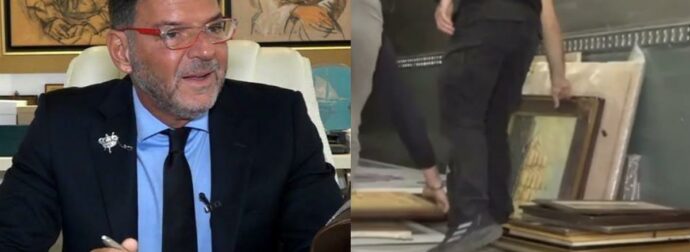 Γιώργος Τσαγκαράκης: Συμβαίνει τώρα – Συνελήφθη ο γκαλερίστας Γιώργος Τσαγκαράκης – Το σπάνιο Ευαγγέλιο και οι πλαστοί πίνακες (video)