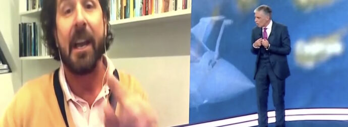 Χαμός στον αέρα του Live News: «Φτιάχνετε πολεμικά σενάρια κύριε Ευαγγελάτο, είστε επικίνδυνος!»