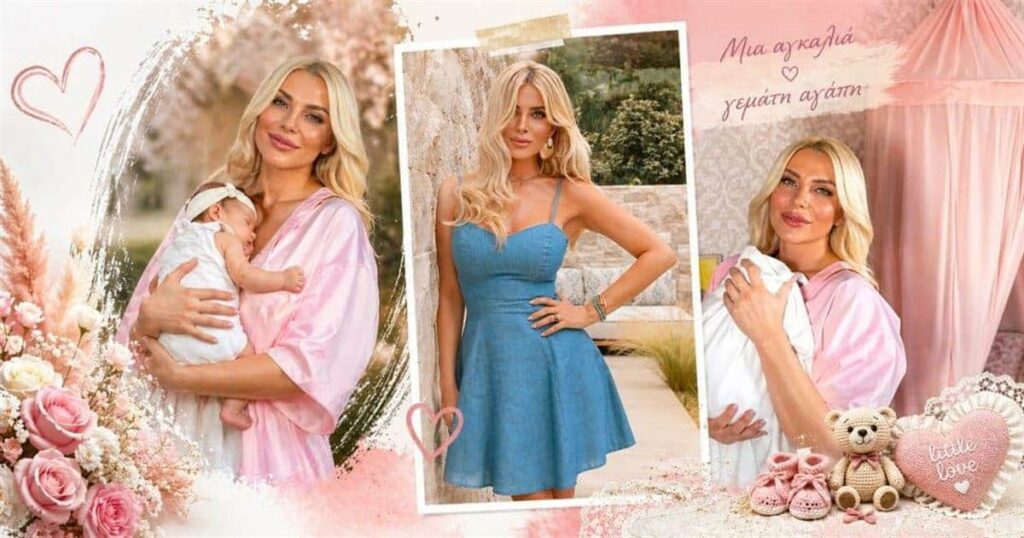 Βάφτιση χλιδής ετοιμάζει η Καινούργιου – Πότε και πού θα γίνει το μυστήριο