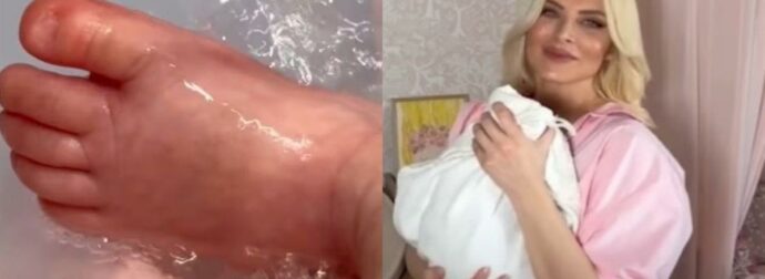 Κατερίνα Καινούργιου: Το τρυφερό βίντεο που «έριξε» το Instagram – Η στιγμή που κάνει μπάνιο τη μικρή Ξένια